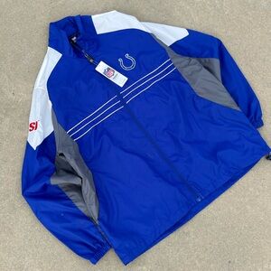 Vintage 90s Indianapolis Colts Blue & Grey Windbreaker – Men’s L